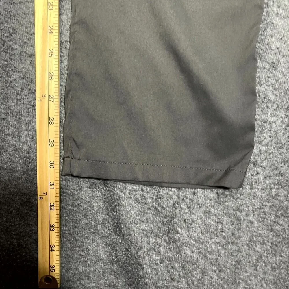 Wrangler Outdoor Hiking Pants Mens 40 x 30 Gray Stretch Fishing Travel Cargo